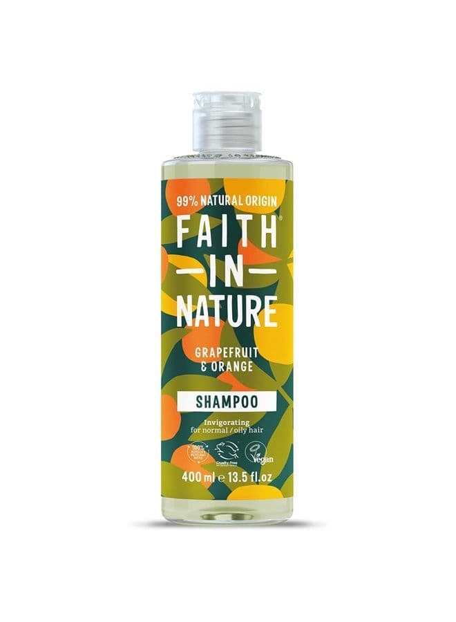Faith In Nature Grapefruit and Orange Invigorating Shampoo For Normal To Oily Hair 400ml