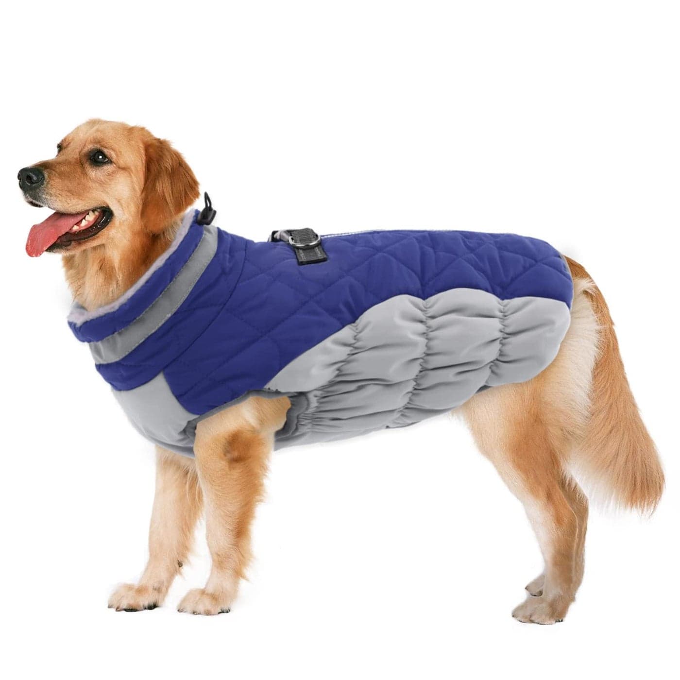 Lelepet Dog Coat Warm Dog Winter Coat Waterproof Dogs Jacket with Harness Built in Reflective Pet Fleece Vest ZipUp Cold Weather Coats for Extra Large Dogs Turtleneck Windproof Coats Great Dane 3XL