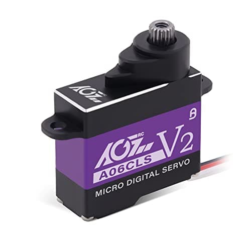 AGFRC MiniZCar Micro Steering Servo 6g High Speed Full Metal Gear Mini Digital Coreless Servo for Mini Z Car A06CLS V2Purple
