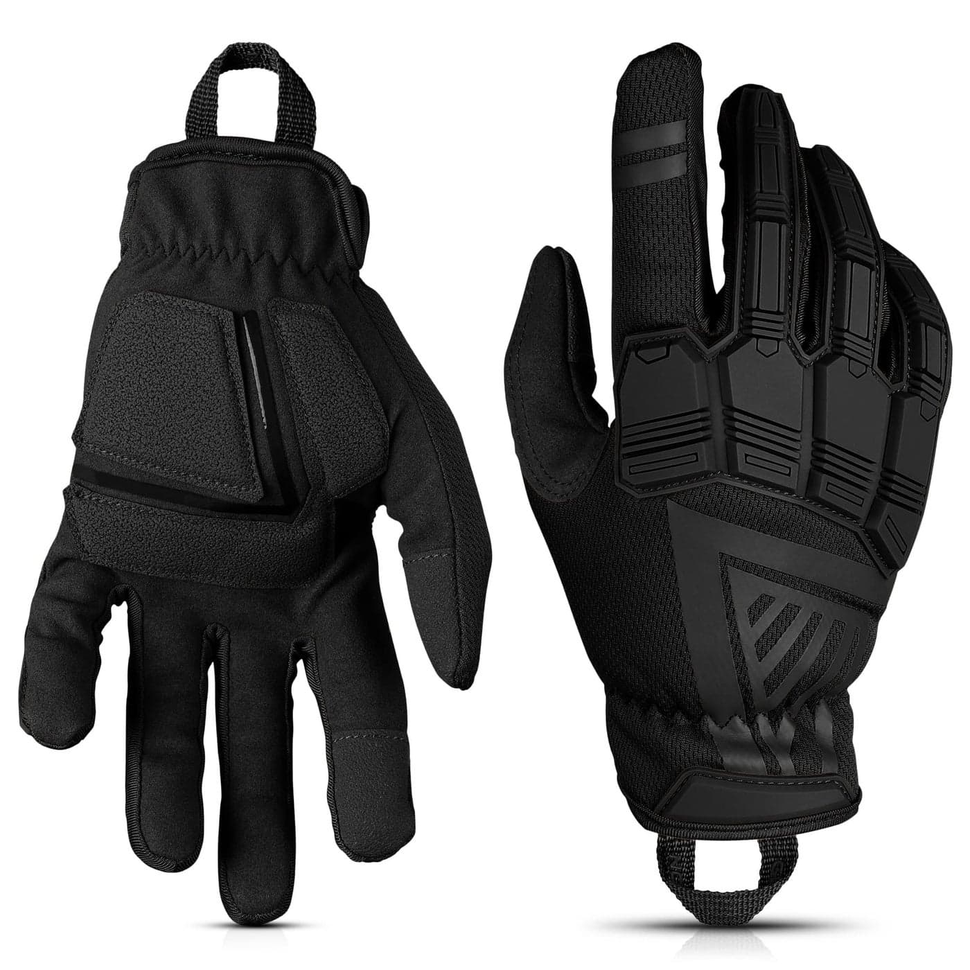 Glove Station - Impulse Guard Tactical Gloves for Men - Touch Screen Working Gloves Ideal for Sports & Outdoors, Motorcycle and Hunting - Black, Large