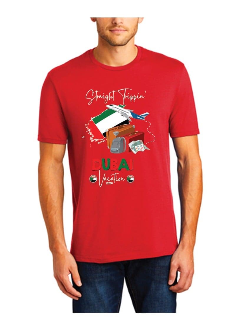 Dubai Printed Vacation Tshirts for Men Explore the City of Gold in Style Souvenir of Your Unforgettable Trip