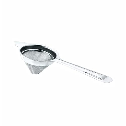 Brunchy Stainless Steel Tea Strainer Steel Chai Chhalni - Tea Infuser Chalni & Coffee Strainer - Durable Tea Filter Stainless Steel for Perfect Brewing and Easy Cleaning (1, Conical Small)