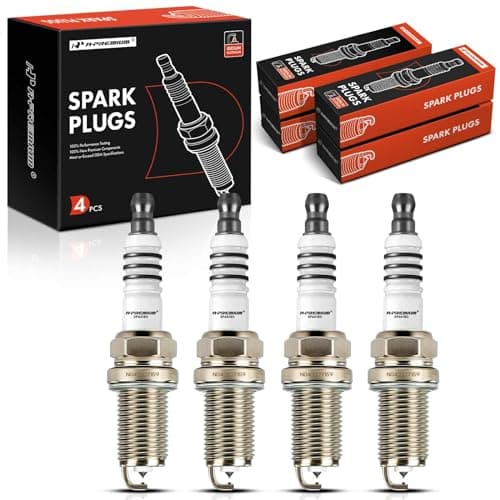 A-Premium Iridium Platinum Spark Plugs (Pack of 4) Compatible with Toyota Corolla & Volkswagen Jetta & Chevrolet Cruze & Subaru Impreza & Mercedes-Benz C230 & Audi A4 & Mini Cooper