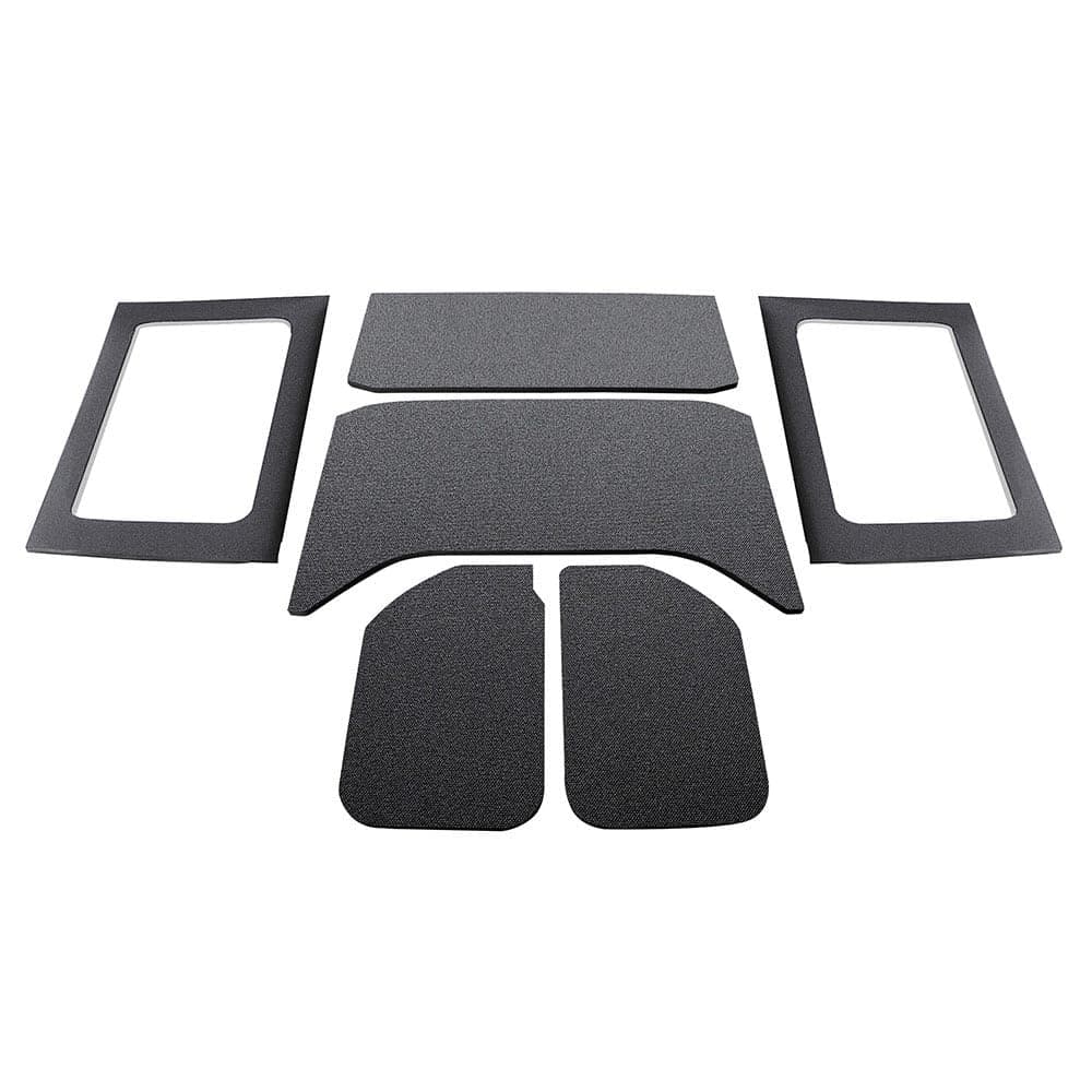 Design Engineering Black Original Boom Mat Sound Deadening HeadLiner Kit Compatible with 4Door Jeep Wrangler JK 20112018