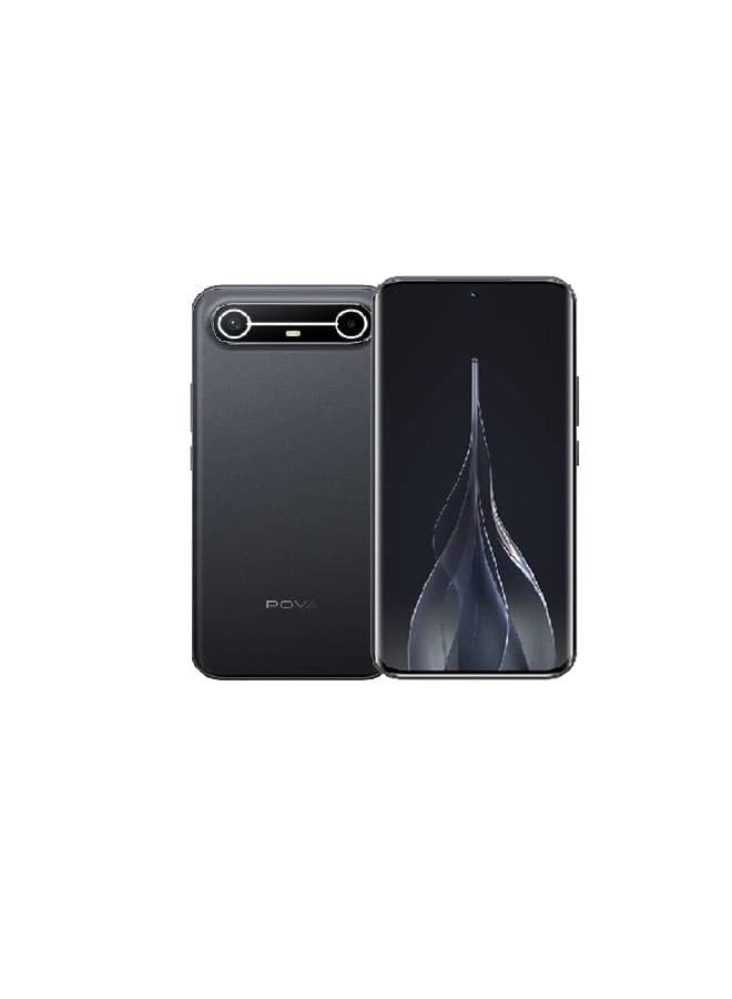 POVA Slim 5G Dual SIM Cool Black 8GB RAM 256GB 5G - Middle East Version