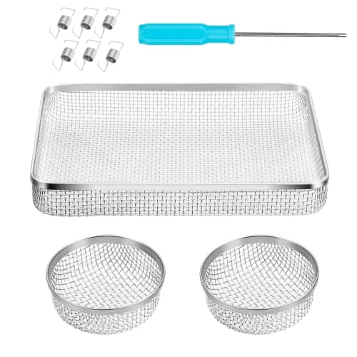 BougeRV RV Flying Insect Screen RV Furnace Vent Cover RV Bug Screen Covers Water Heater Screen Stainless Steel Mesh for RVsCampersTrailers 3Pack