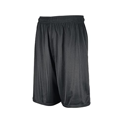 Russell Athletic Men's 9 Inch Mesh Short, Black, Medium