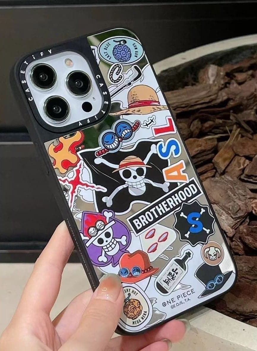 One Piece Luffy Wanted Laser iPhone 14 Pro Max 6.7 inch Case