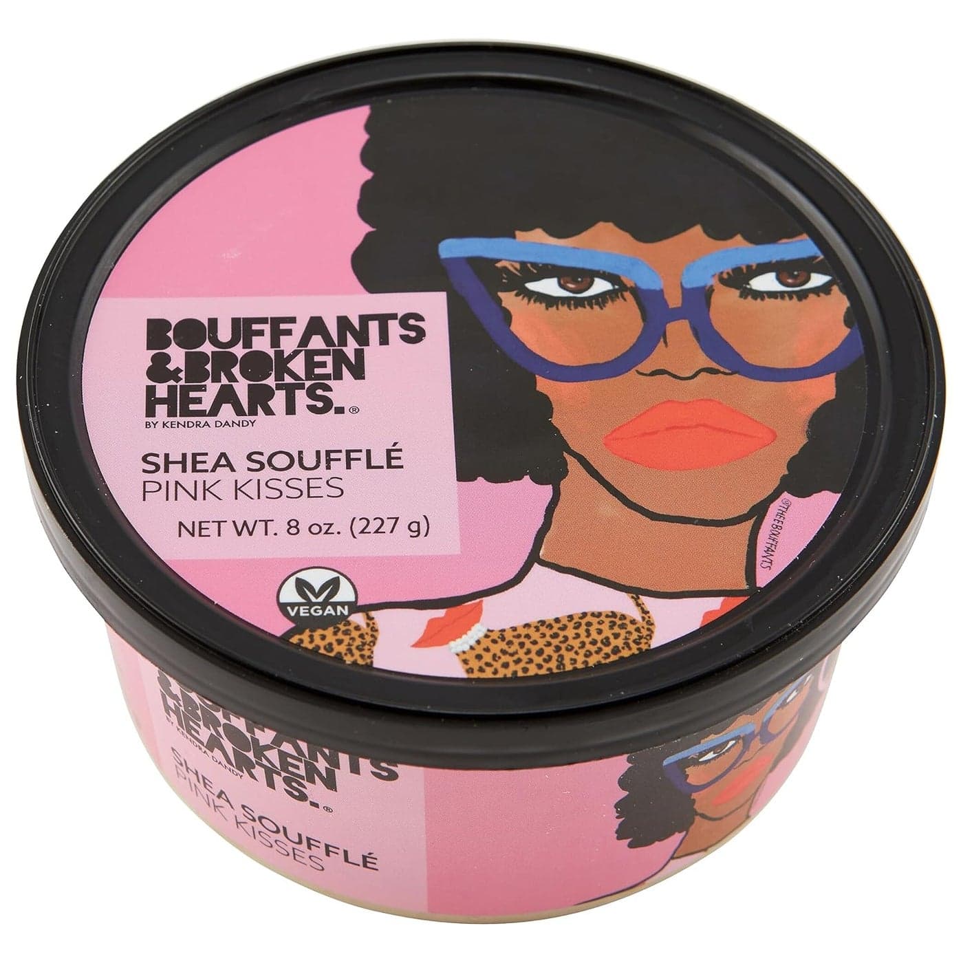 Scented Whipped Shea Butter for Skin Moisturizing African Raw Shea Butter Almond Oil and Coconut Pink Kisses Souffle 8oz