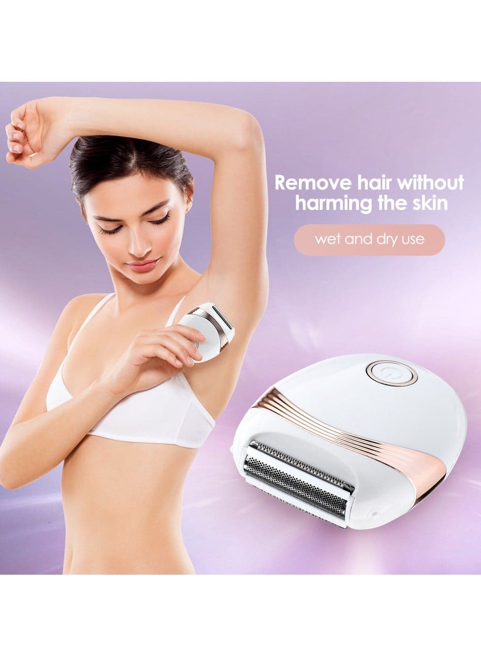 USB Rechargable Female Epilator Women Shaver Hair Removal Electric Lady Shaving Trimmer Bikini Depilatory Legs Body depilador