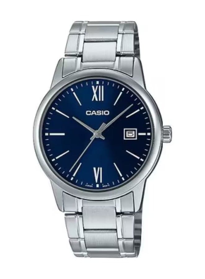 Casio MTP-V002D-2B3UDF Stainless Steel Men's Watch