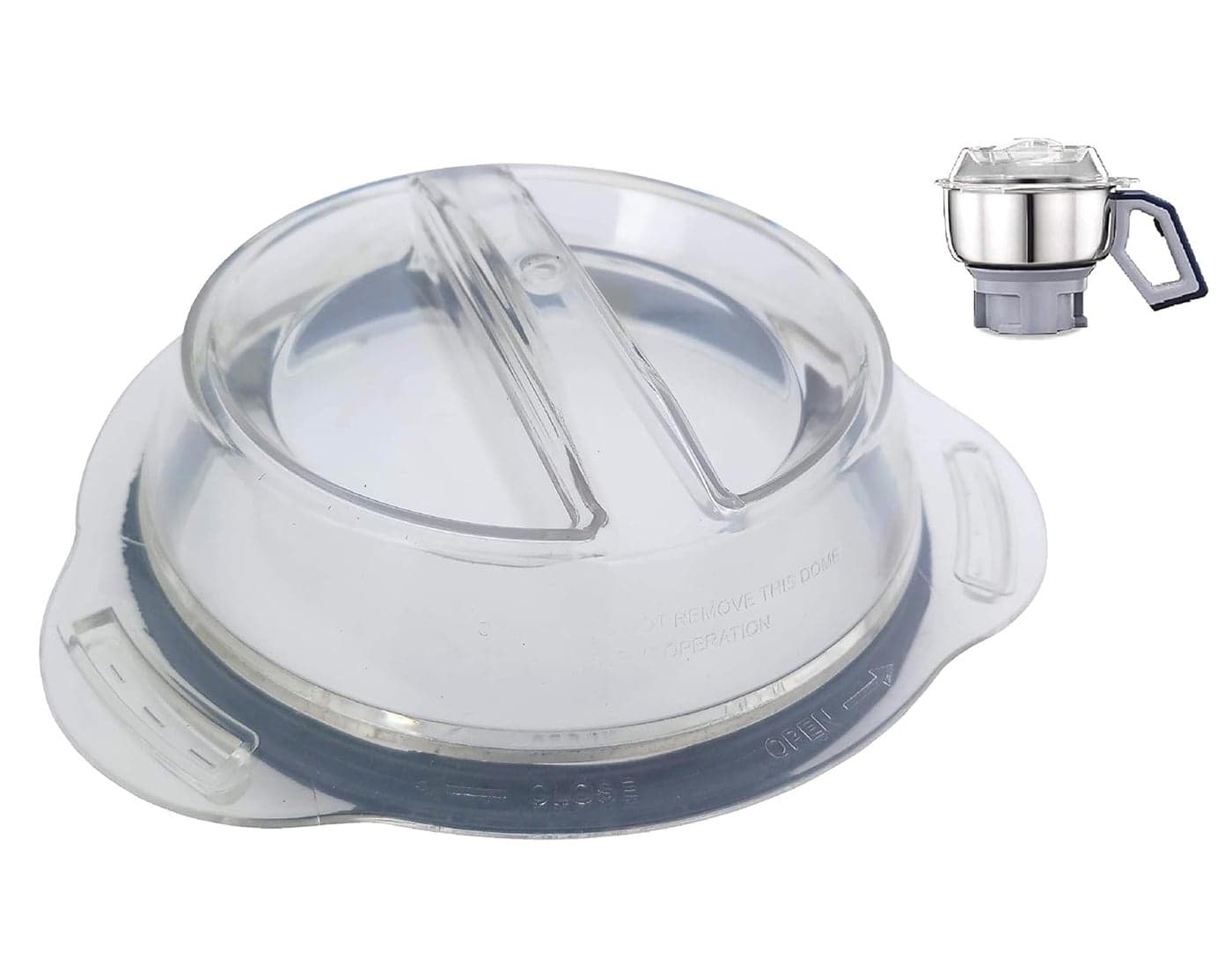 AJS spares PREETHI XPro Duo Mixer Grinder Small Jar lid 075 LTR Jar Lid 1 Unit Clear