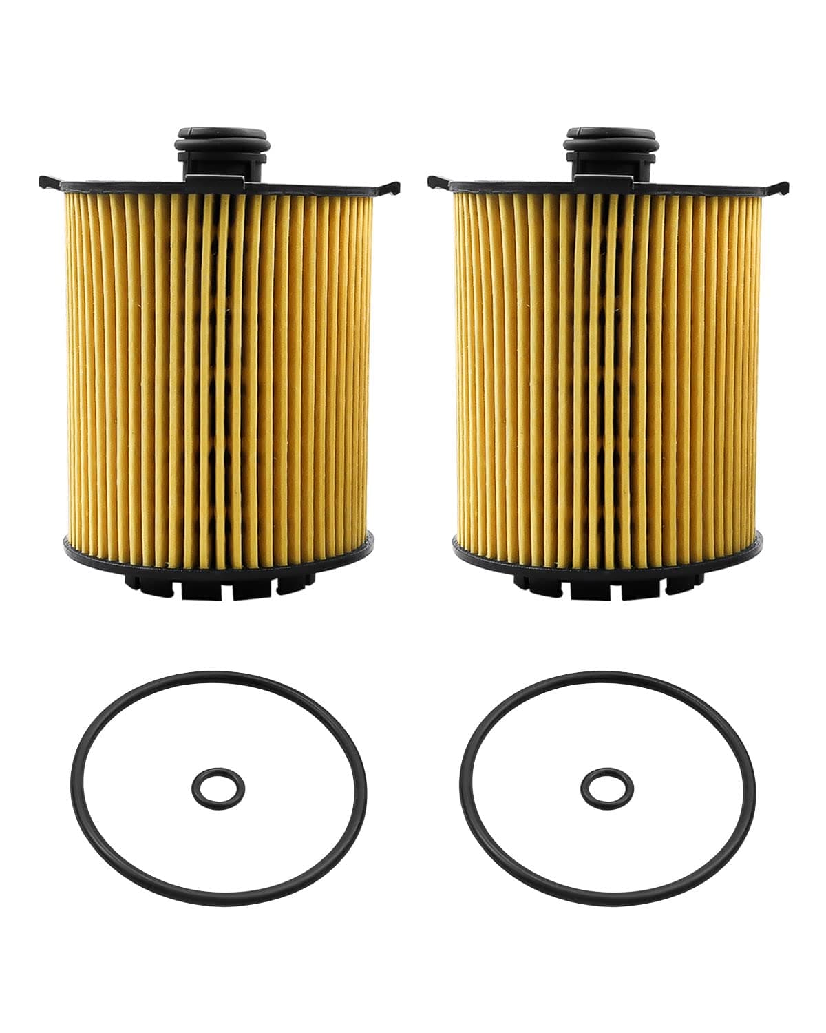 2Pcs Oil Filters Fit for Volvo XC90 C60 S90 20152020 Replace 31372212 32140029