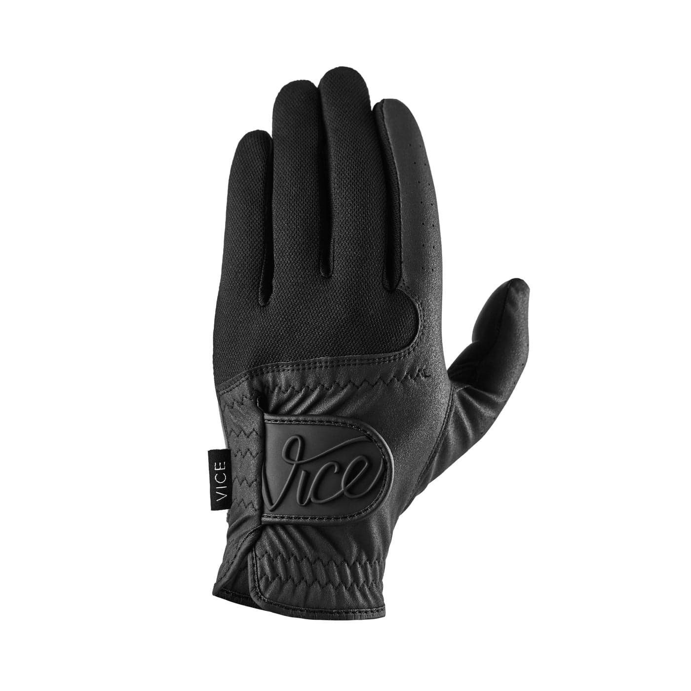 VICE Golf Duro Black | Golf Glove | Features: Highly Durable Synthetic Suede, Great fit and Feel (M, Left)
