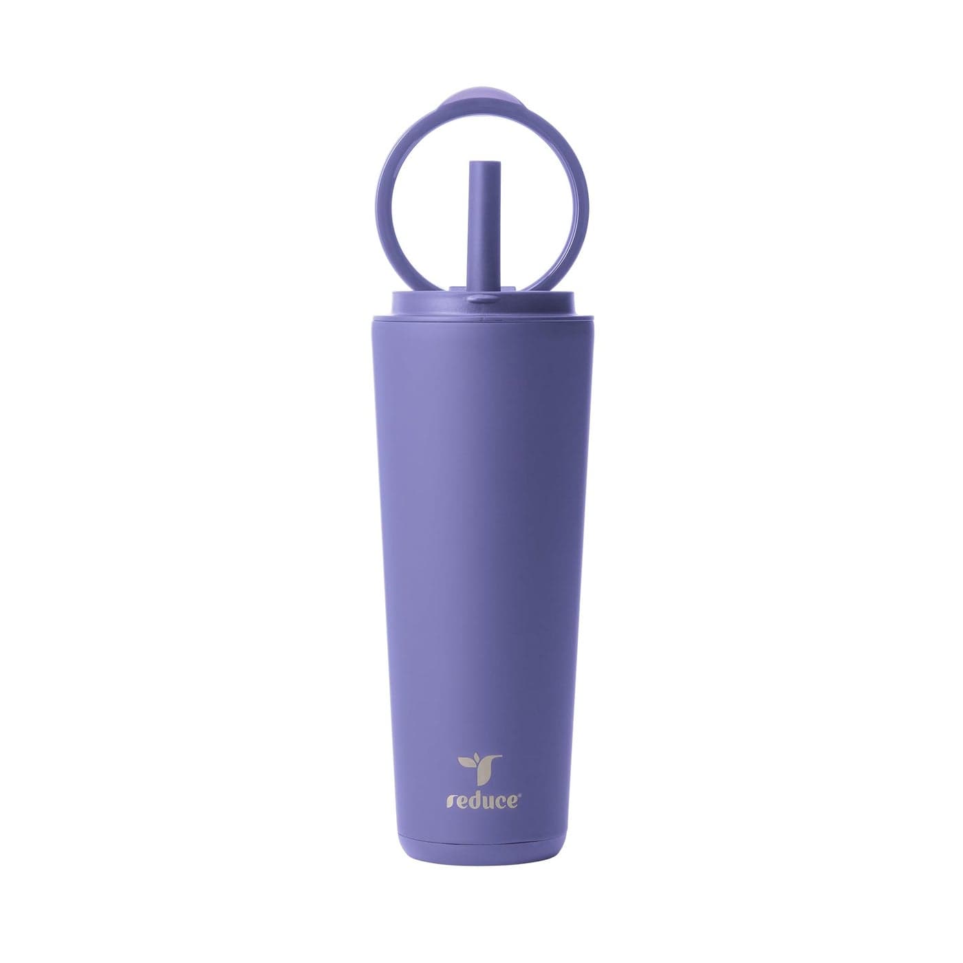 REDUCE Halo 24 oz Stainless Steel Vacuum Insulated Tumbler Spill Proof Travel Mug with Flip Handle Lid Keeps Drinks Cold for 32 Hrs Dishwasher Safe Cupholder Friendly Future Dusk
