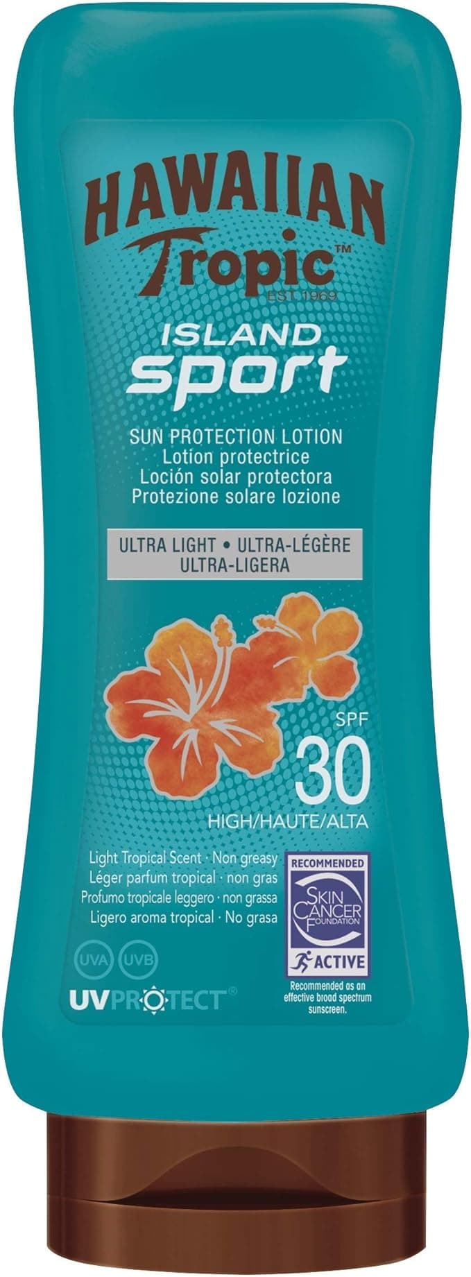 Hawaiian Tropic Island Sport Broad Sprectrum Sunscreen Lotion SPF 50 8 Ounce