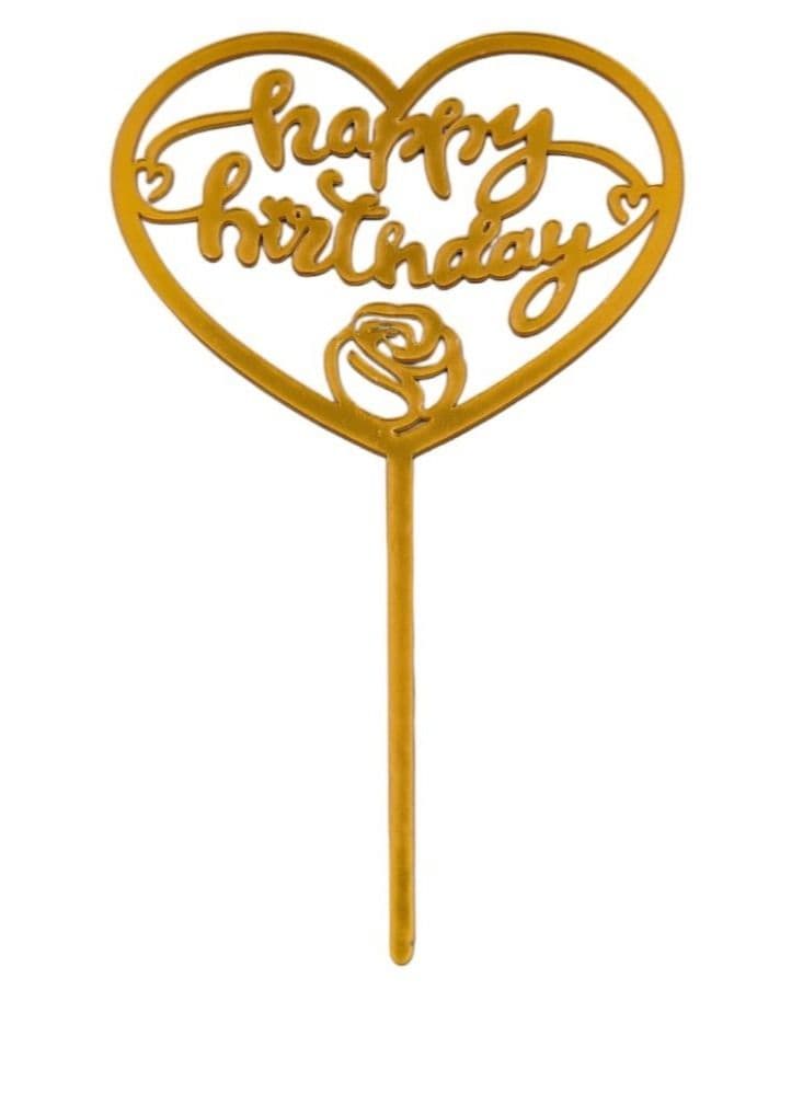 Happy Birthday Cake Topper