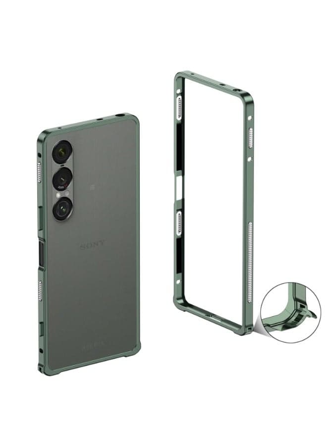 Case Compatible with Sony Xperia 1 VII 5G (2025), Aluminum Alloy Metal Frame Anti-Drop Shockproof Bumper Heat Dissipation Cover for Sony Xperia 1 VII