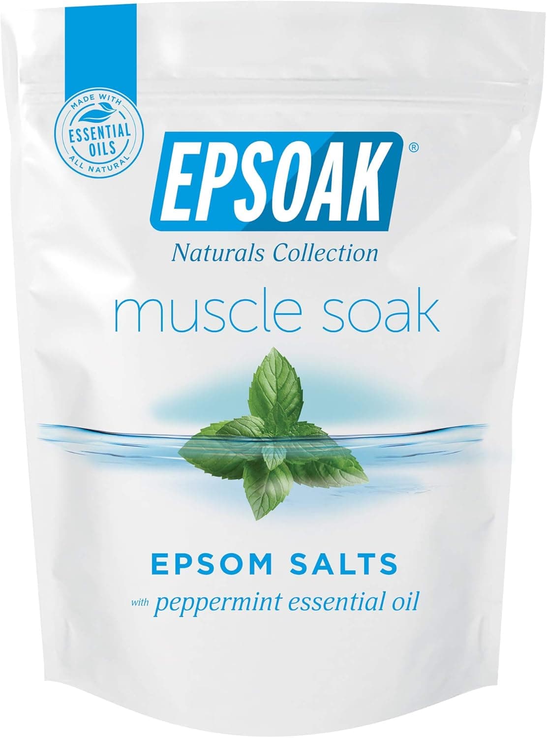Epsoak Epsom Salt 2 lbs Muscle Soak Bath Salts