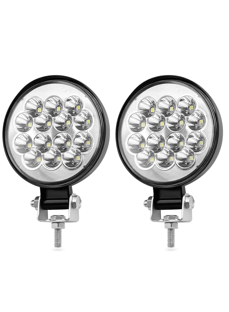 2 Pack 3 Inch Round LED Fog Lights - Slim Spot Lights for Jeep, Truck, ATV, UTV, SUV, Motorcycle, Boat, and More - Perfect for Off-Road and Reverse Driving