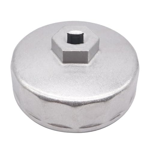 OXCANO 74mm 14 flutes Heavy Duty Oil Filter Wrench Oil Filter Removal Tool Compatible with Volkswagen Mercedes Benz VW Audi Porsche Mazda Sprinter Select Mobil1 Bosch and Mahle