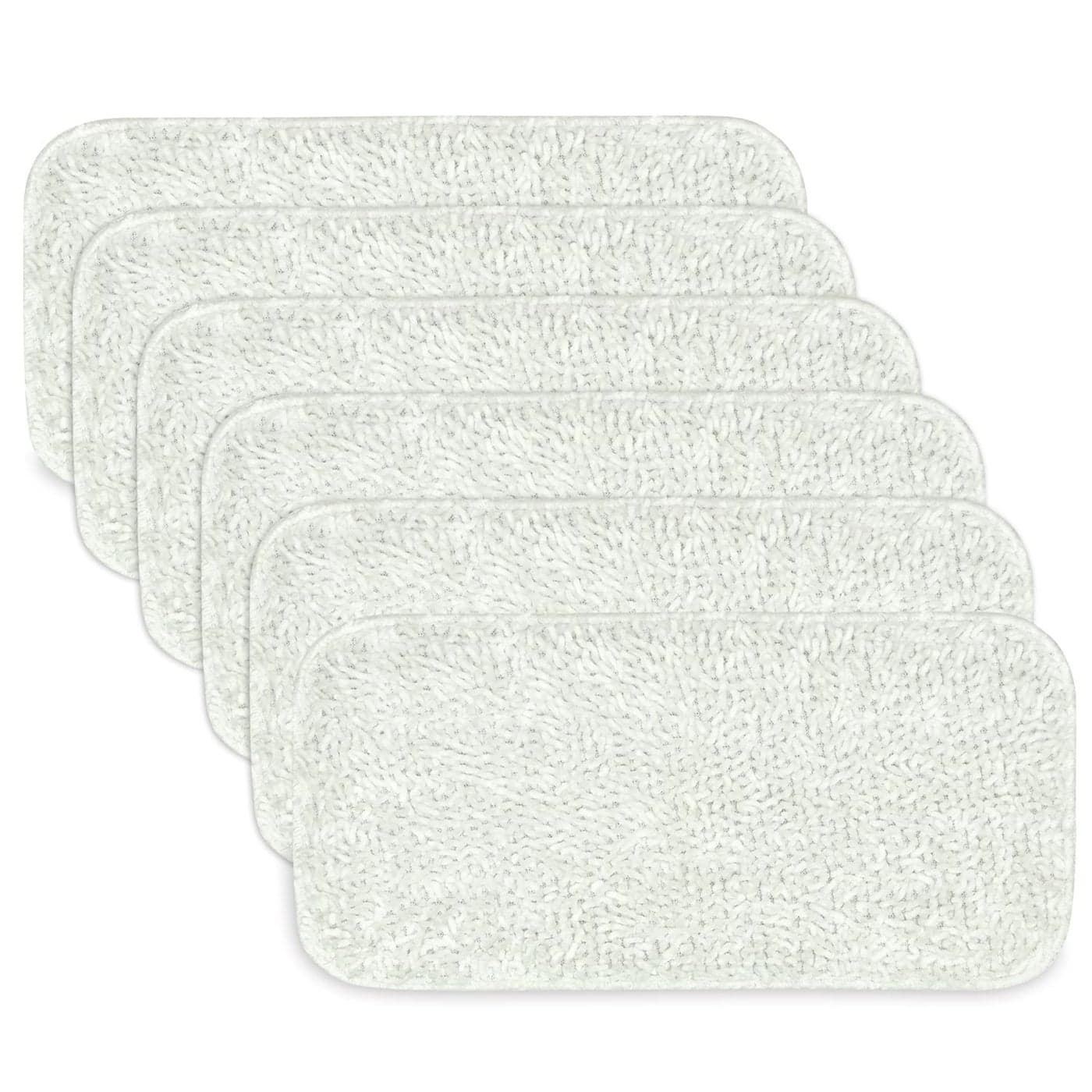 Sienna Luna Replacement Pads Microfiber Mop Pads Fit for Steamer Head SSM3006 Series Hard Floor Mop Washable Durable Cloth Pads 6 Pack