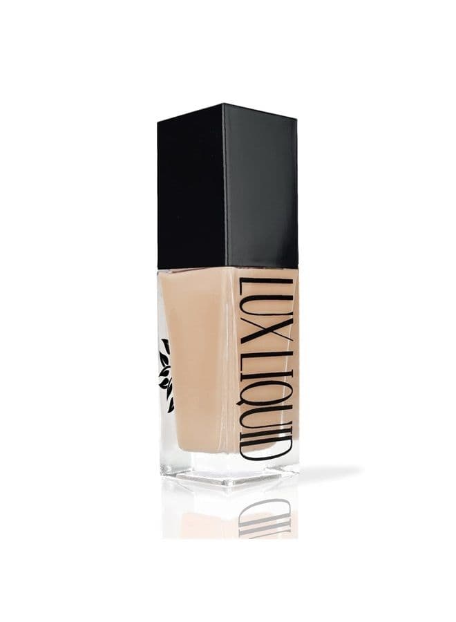 Organic Aloe-Based LUX Liquid Foundation, Natural Vegan Gluten-Free Made in USA, Latte