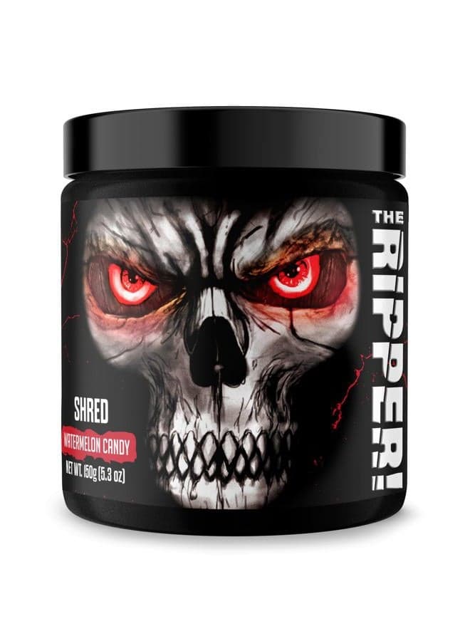 The Ripper! Shredding Thermogenic Fat Burner - Watermelon Candy 30 Servings | Advanced Fast Acting Thermogenic Pre-Workout, Appetite Suppressant for Men & Women