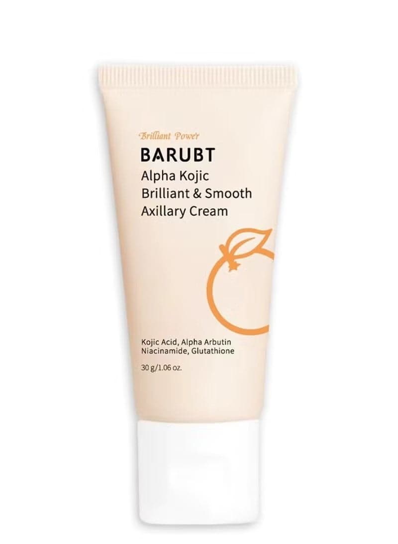 Alpha Kojic Brilliant and Smooth Axillary Cream with Kojic Acid Alpha Arbutin Niacinamide and Glutathione Multi Purpose Body Cream Nourishing Moisturizing Kojic Acid Underarm Brightening Cream 30g