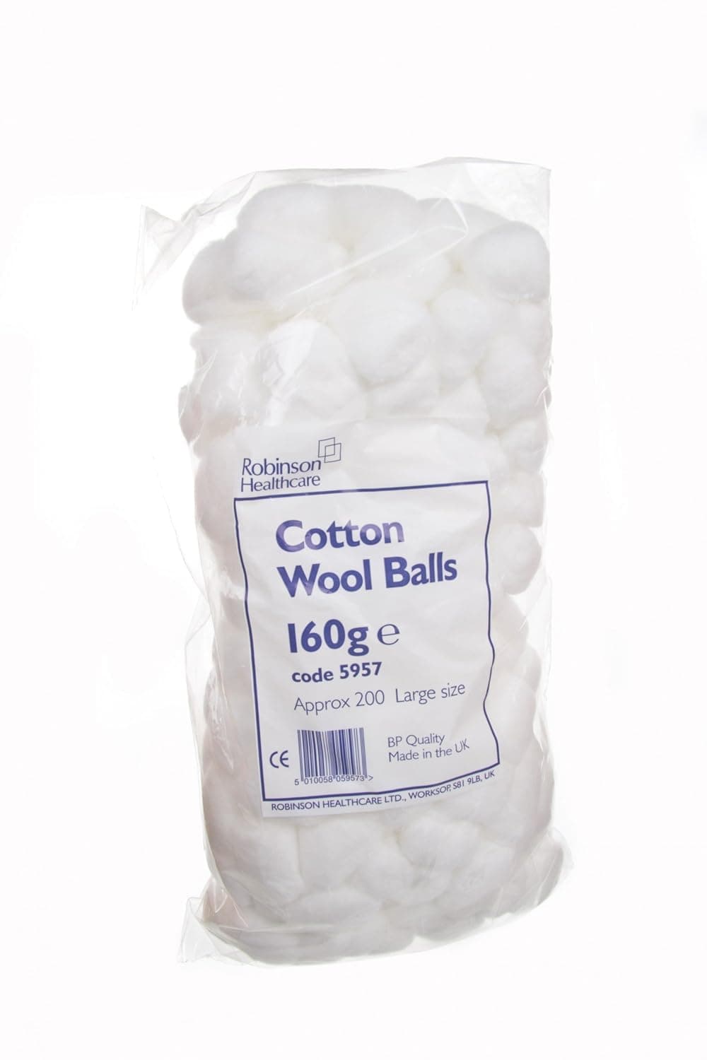Robinson Healthcare RB5957 Cotton Wool Ball Large Pack of 200