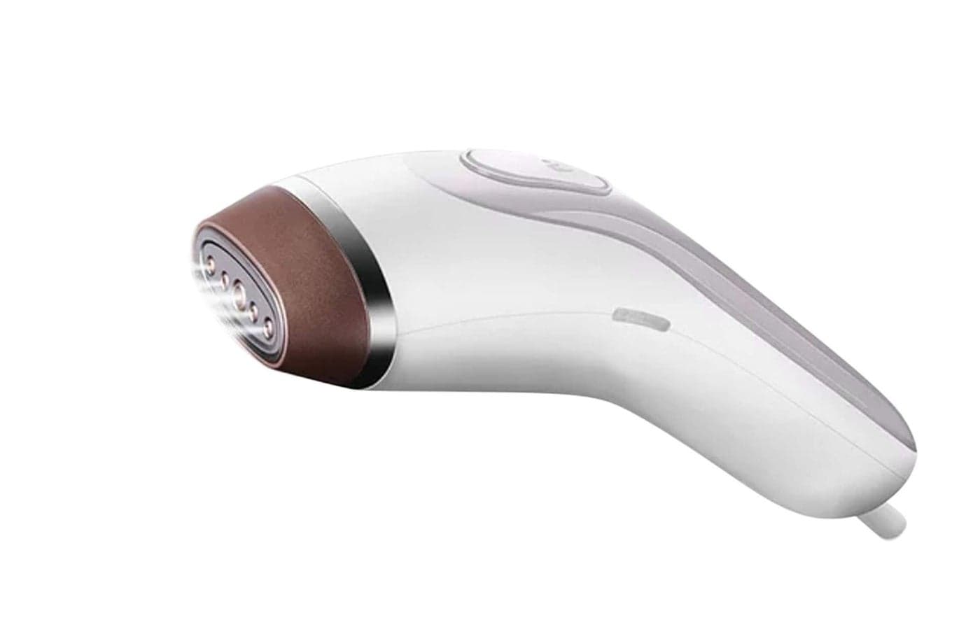 Litmus Ultra-Portable Garment Steamer (Luxury Edition) | Compact & Travel Friendly Clothes Sterilizes & Kills 99.9% Germs and Bacteria (Champagne Gold & White)