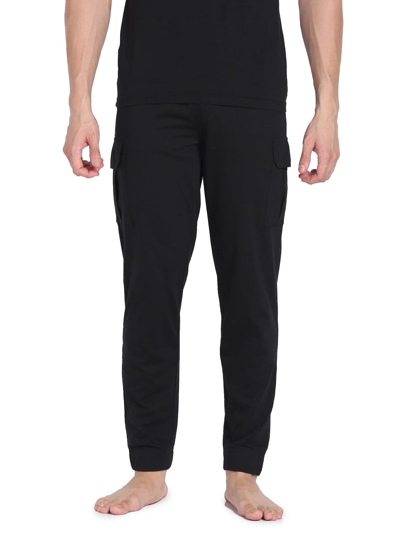 U.S. POLO ASSN. Lightweight Utility OJ002 Lounge Cargo Joggers - Pack of 1 (Black XL)