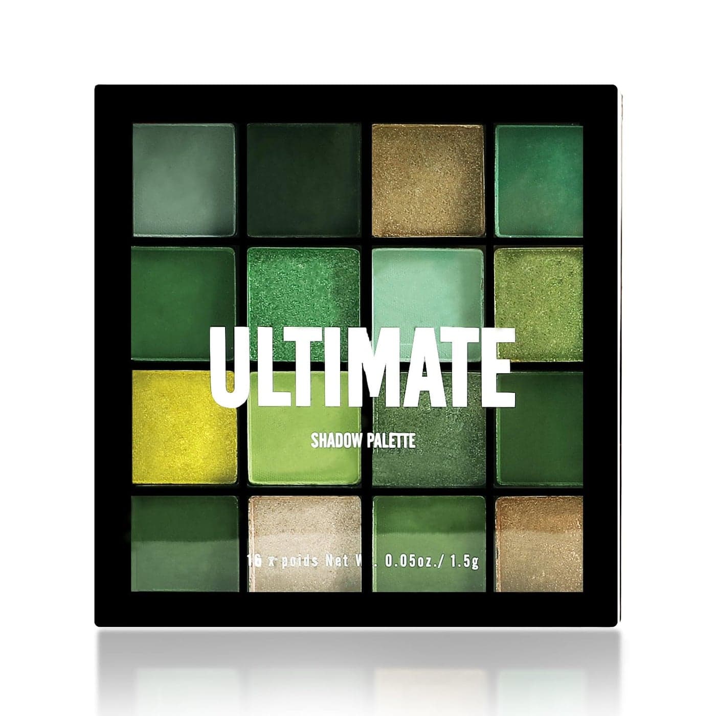 Boobeen Colorful Eyeshadow Palette Makeup16 Colors Matte and Glitter Eyeshadow Bright Eyeshadow palettes Blendable Easy to Build Dramatic Glamour Looks Green