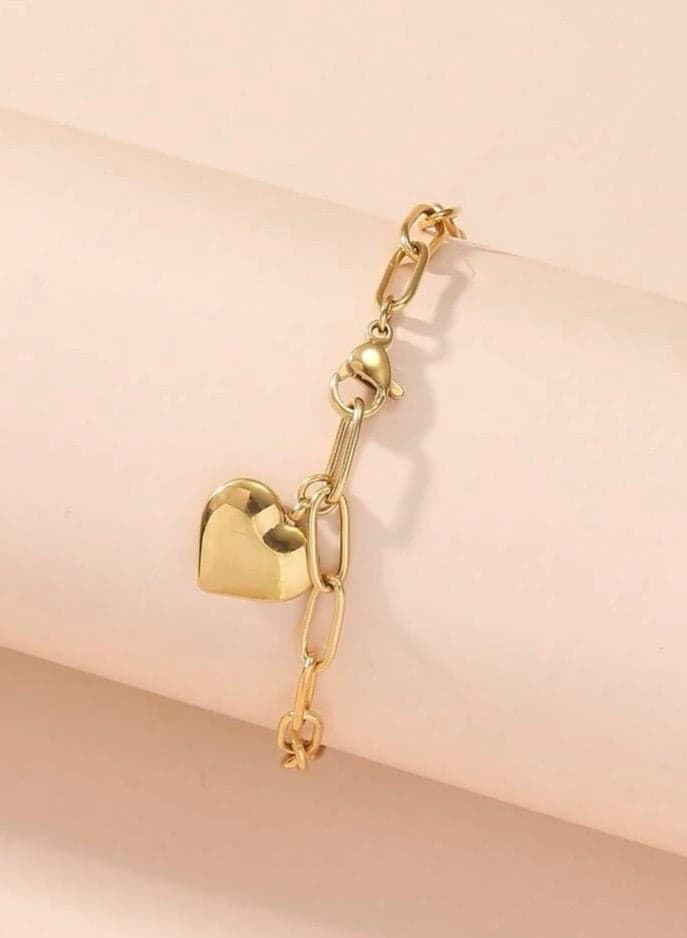 Elegant Gold Plated Stainless Steel Bracelet For Women