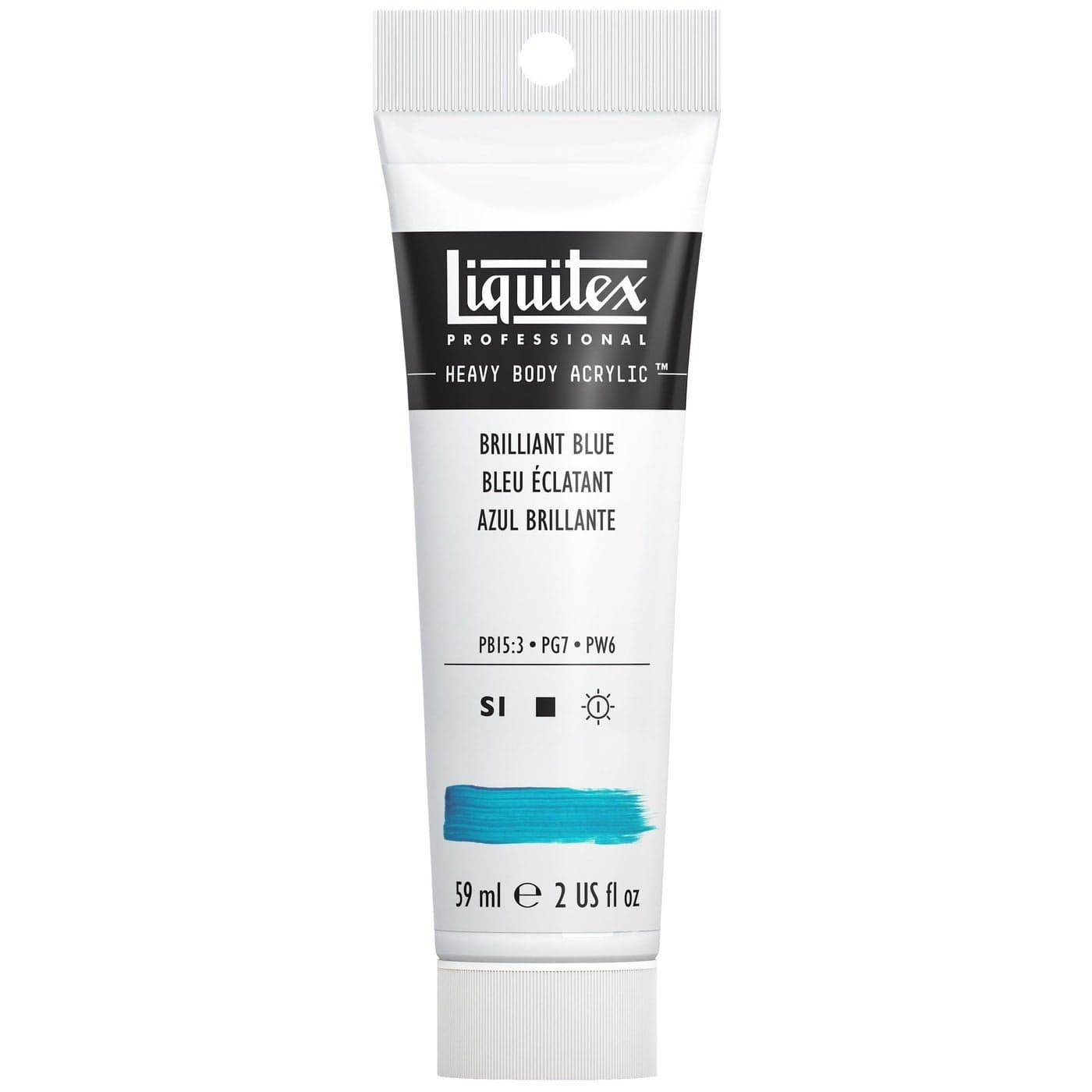 Liquitex Professional Heavy Body Acrylic Paint 2oz 59ml Tube Brilliant Blue
