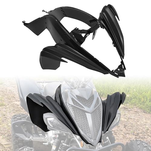 VEISUTOR Front Fender Flares for Raptor 700 Black Front Mud Flaps Mud Guards Extension for Yamaha Raptor 700 700R 20132025 Accessories