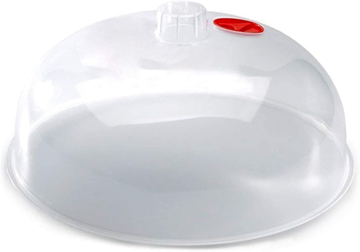 Microwave Covers Ventilated Food Plate Vented Splatter Guard Cover Food Safe Microwave Lid Cover Microwave Lid Cover for Food Microwave Plate Cover Microwave Food Cover 25 cm plate