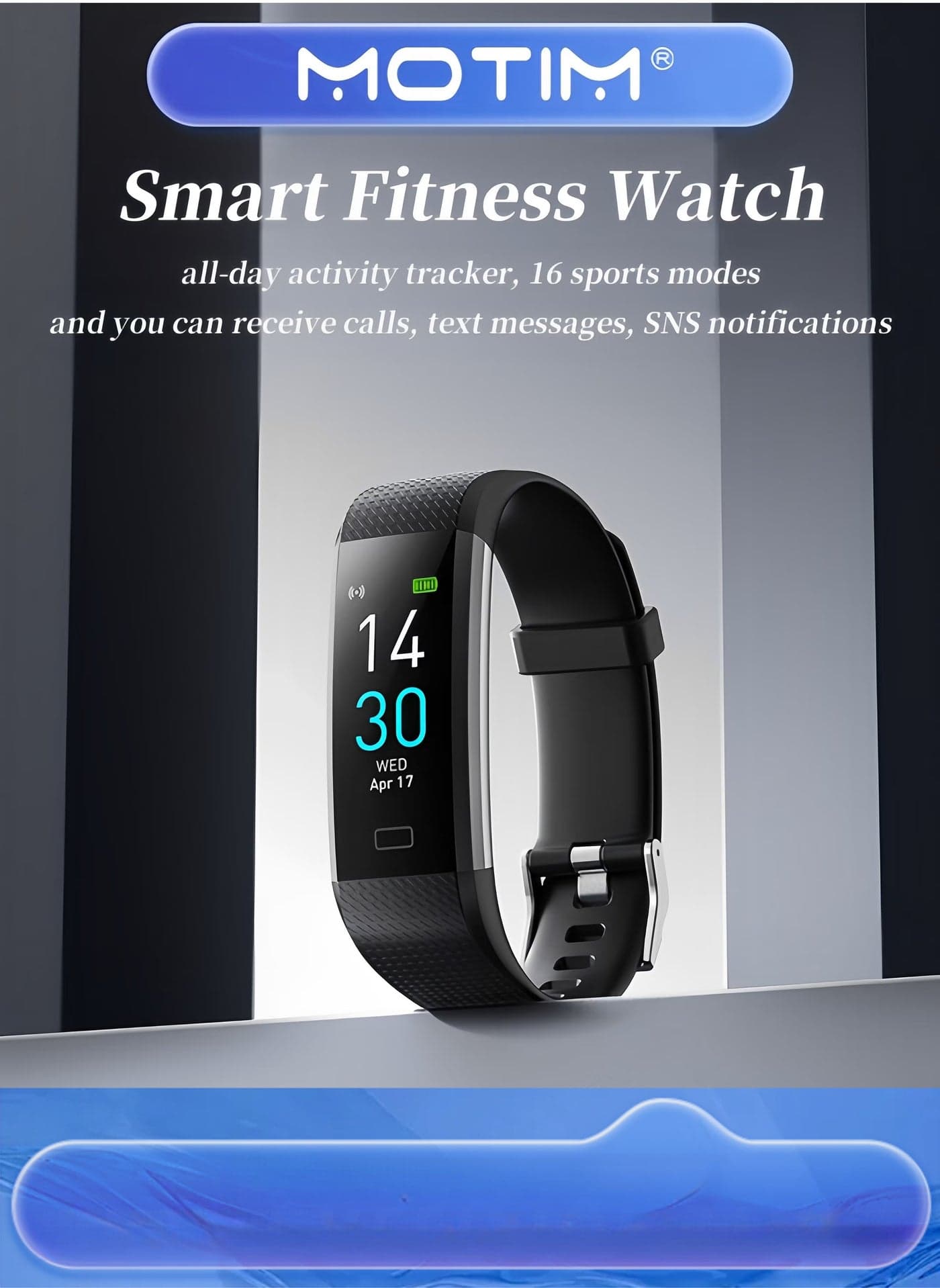 Fitness Tracker with Heart Rate Monitor Sleep Monitor Calorie Counter for Android Phones & iOS Phones Sports Tracker for Women & Men & Kids