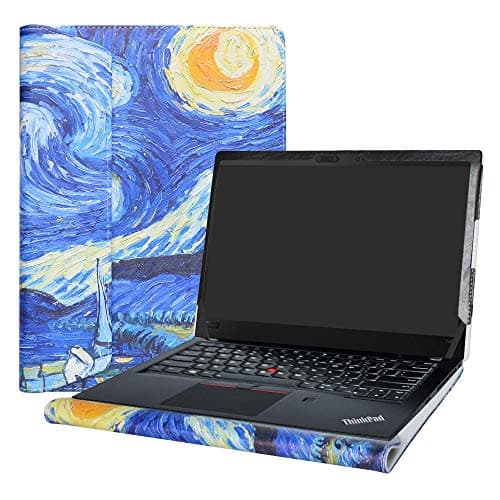 Alapmk Protective Case for Lenovo ThinkPad T14 T14s P14s T490 T495 T495s T490s T480s/ThinkPad P43s/ThinkPad T14 Gen 2/ThinkPad P14s Gen 2 14 Inch Laptop(Not fit thinkpad T480),Starry Night