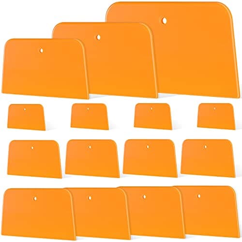 Frienda 24 Pcs Body Filler Spreaders Plastic Tools for Automotive Applying Putties Glazes Caulks and Paint (3 Sizes)