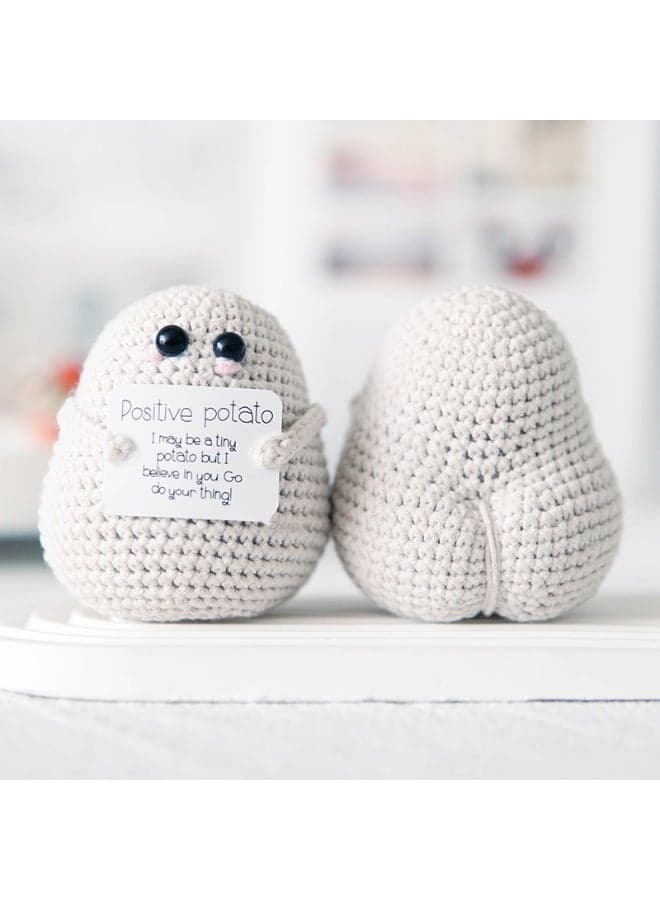 Quirky Potato Plush Toy - Positive Energy Knitted Decor