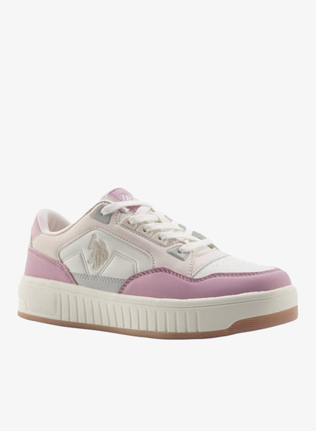 Women's Panelled Lace-Up Sneakers — 37 EU