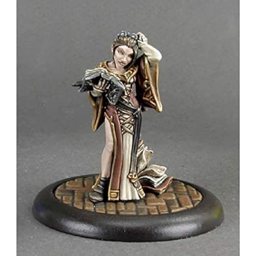 Reaper Miniatures Jolie Female Scribe Miniature Figurine 25mm Heroic Scale Dark Heaven Legends