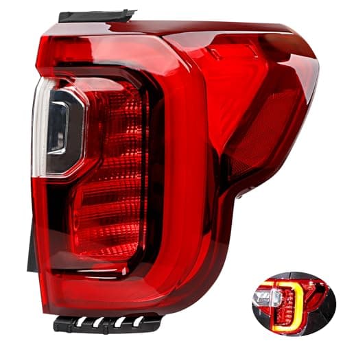 Misakomo LED Tail light Right Compatible with 2020-2023 GMC Acadia SL SLE SLT Denali, Passenger Side Rear Outer Tail lamp Assembly, Brake Turn Signal Reverse Marker Light, Replaces 85150720 GM2801316