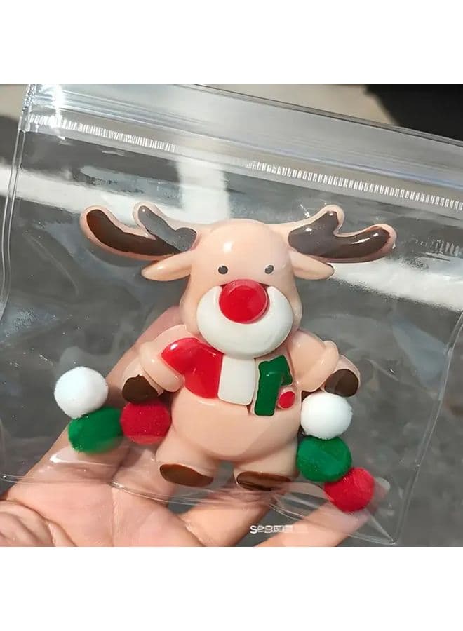 Elk Christmas Squeeze Toy Stress Relief Gift For Kids Girls Women Birthday Party