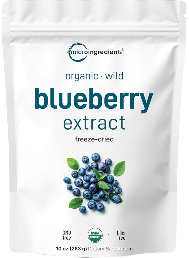 Organic Wild Blueberry Extract 50:1 Concentrate Powder