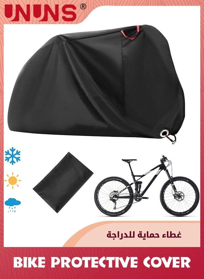 Bike Cover,Bike Protective Cover For 1-2 Bikes,Waterproof Oxford Heavy Duty Bicycle Covers For Outdoor Storage,UV Coated Motorbike Covers,Dustproof Sheld For Motorcycle Mountain Road Bike,XL