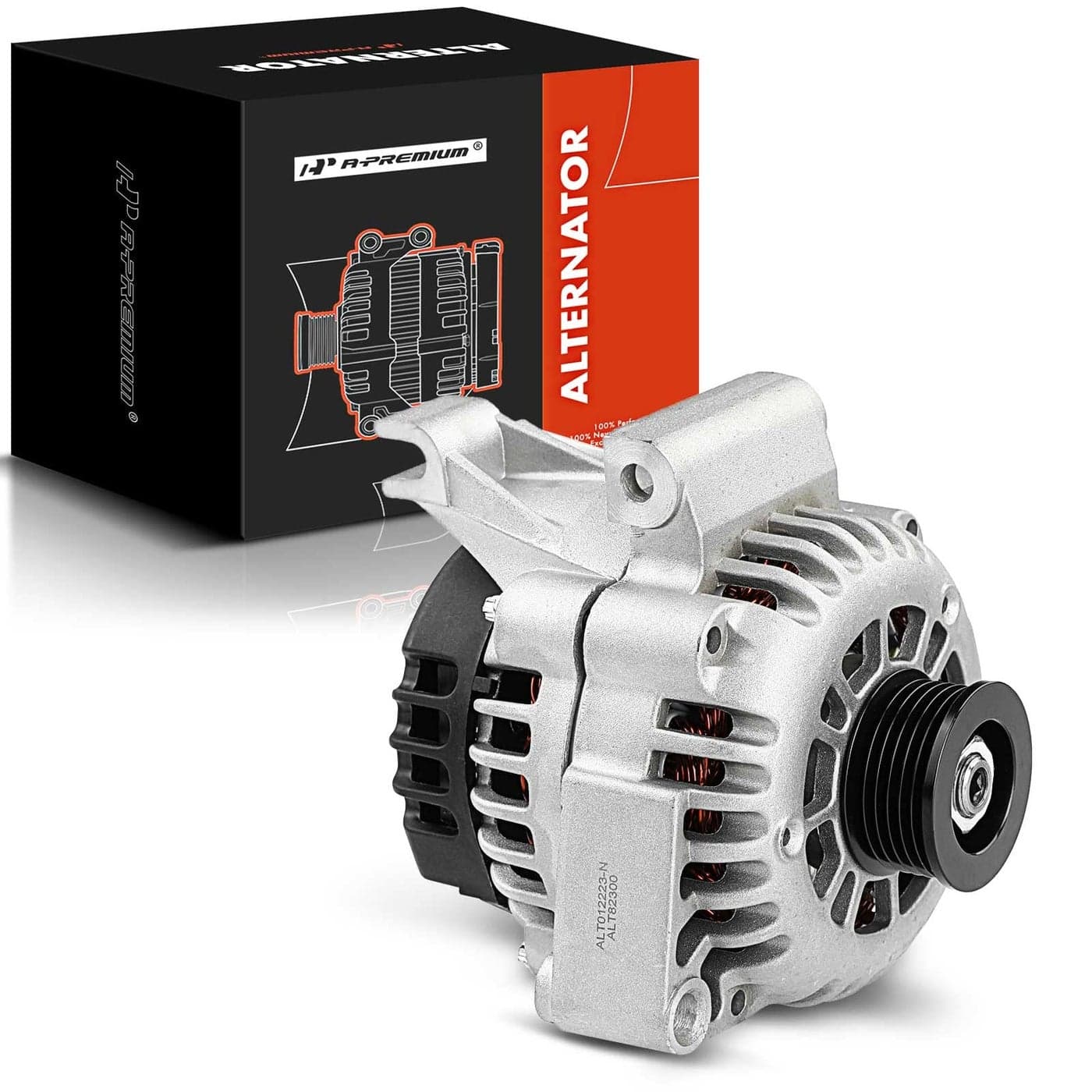 APremium Alternator Compatible with Chevrolet Malibu 19971998 Pontiac Grand Am 1999 Oldsmobile Cutlass 19971998 Alero 1999 31L 34L 12V 102A CW 6Groove Pulley Replace 104210 10480332