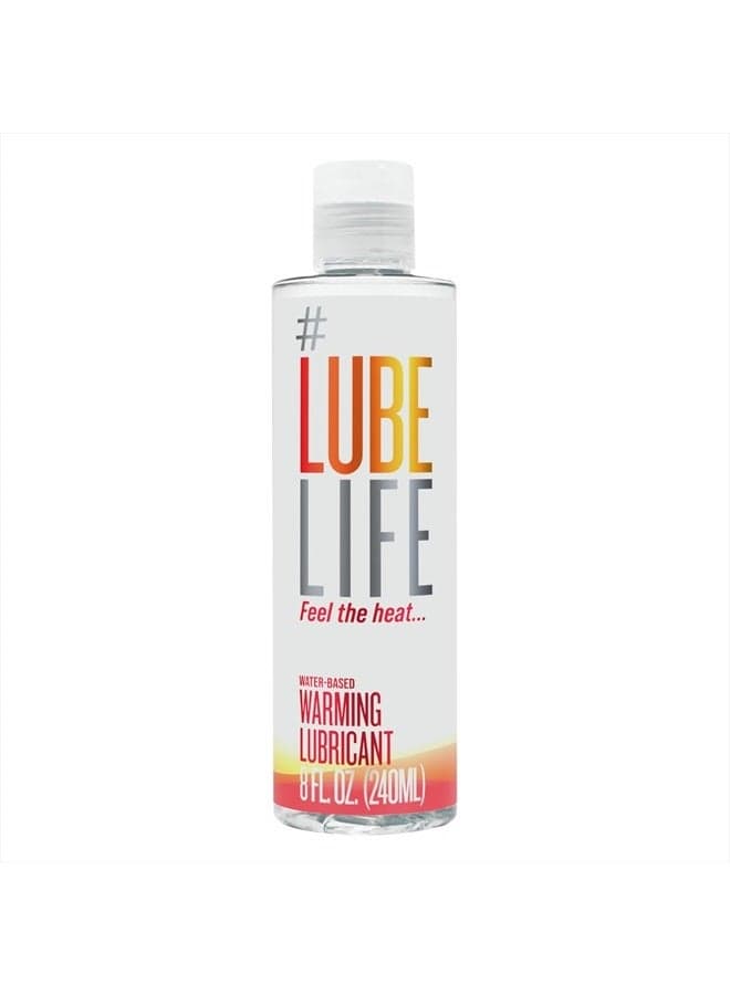 Water-Based Warming Lubricant, Warm Invigorating Heating Sensation, Lube for Men, Women and Couples, 8 Fl Oz
