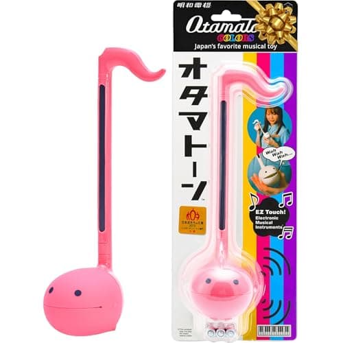 Otamatone Classic English Edition Hot Pink Japanese Electronic Musical Instrument Portable Synthesizer from Japan Maywa Denki for Children and Adults Gift
